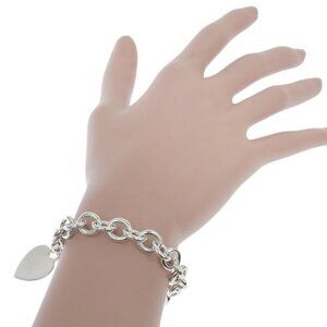 TIFFANY&Co. Return to TIFFANY & Co. Bracelet Heart tag Silver925 heart